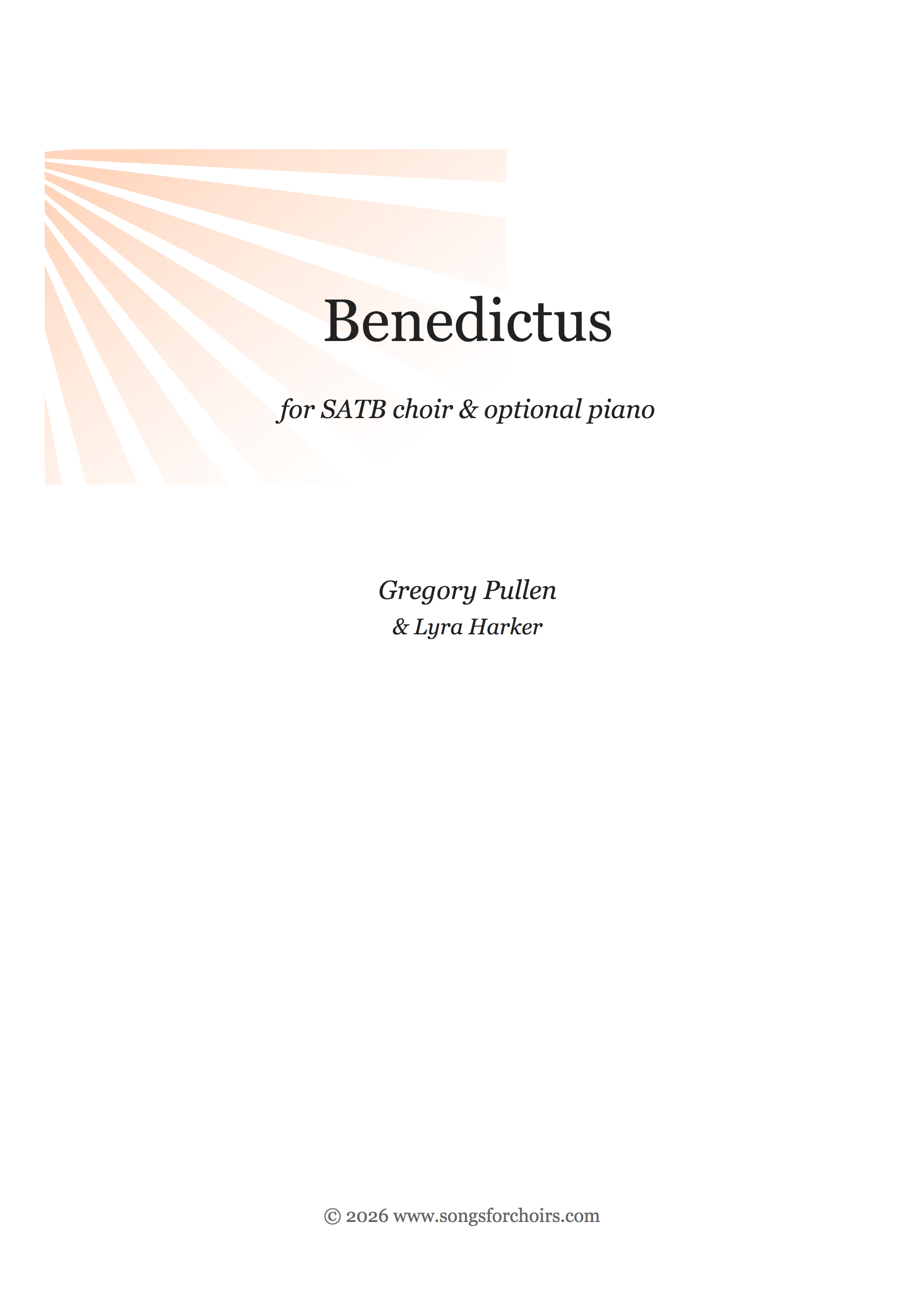 Benedictus cover